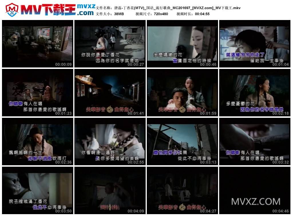 唐磊-丁香花(MTV)_国语_流行歌曲_MC201697